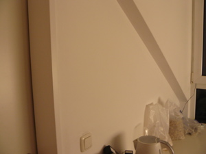 Lampe auf 40%  (Blende angeglichen, Weißabgleich auf &quot;Sonne&quot;)