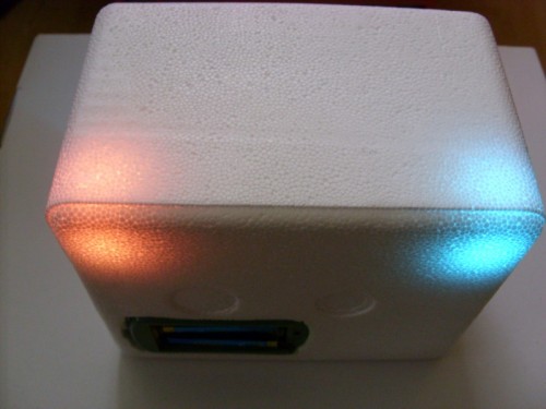 Durch unterschiedliche längen der kabel gibts unterschiedliche farben