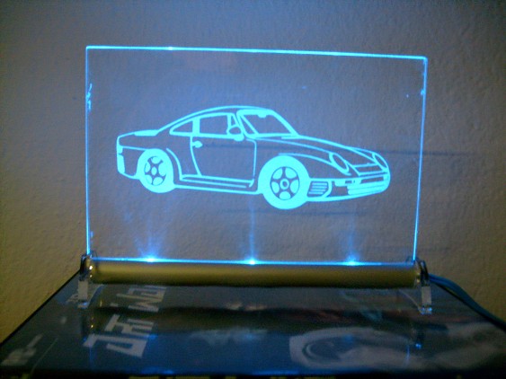 Porsche sandgestrahlt