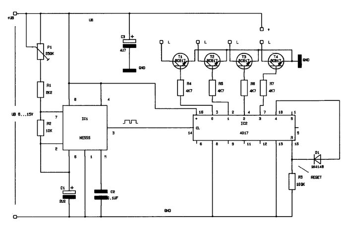 Quelle: Datenblatt von Conrad SMD Lauflicht