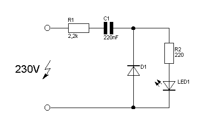 Bitte hier vorsichtig sein ! Mit 230 V ist nicht zu spaßen!!