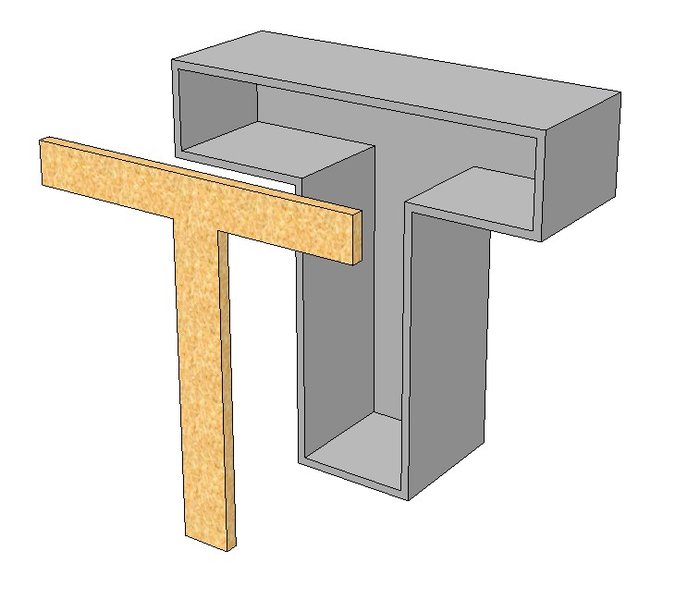 trägerplatte aus sperrholz oder multiplex sägen.
