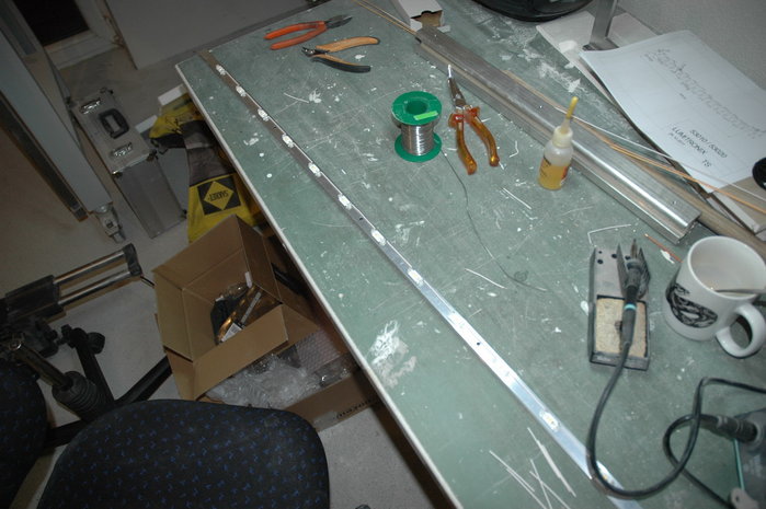 In der Leiste hätte ich die Leds nicht löten wollen