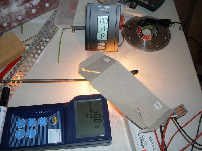 Nach 3 Minuten sind es 50,8°