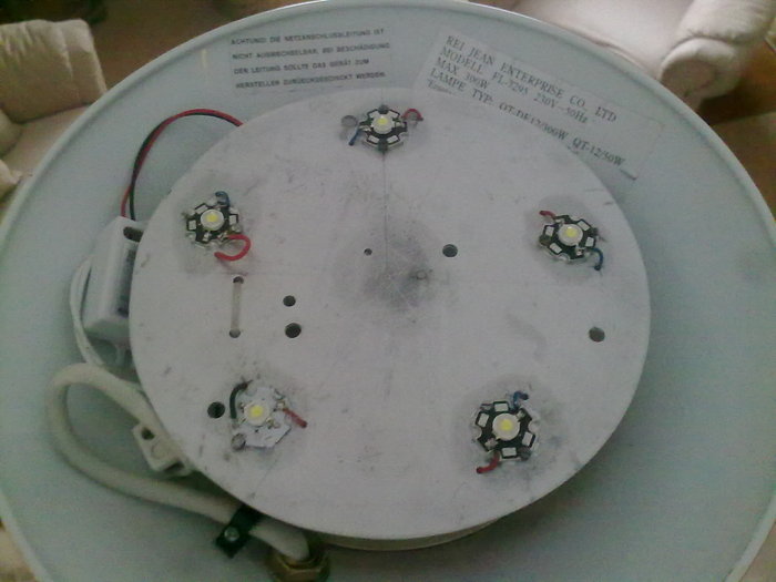 Kühlblech mit Led´s