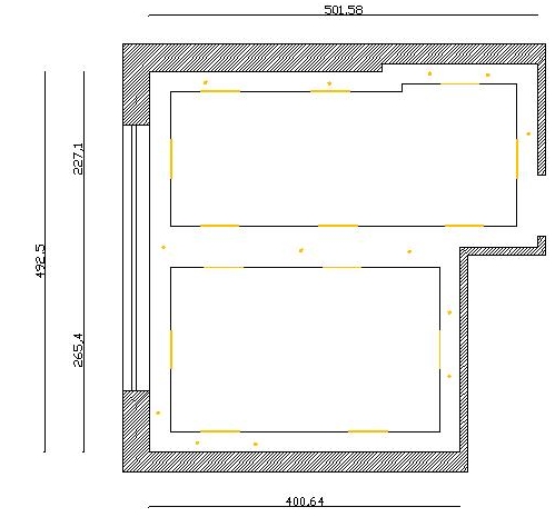 Licht mit Spots und multibar