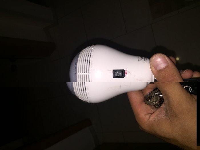 Led Birne mit Schalter