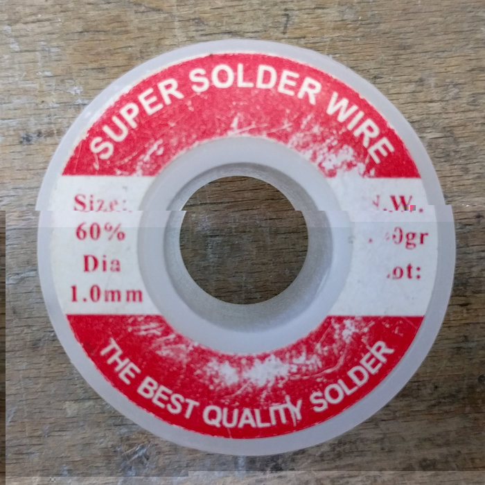 Unbekanntes Lötzinn &quot;Super Solder Wire&quot;