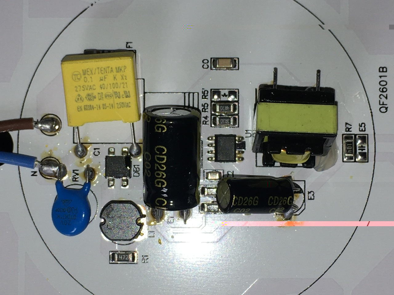 Nochmal Draufsicht mit Blitz