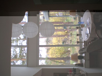 .. der Blick durchs Fenster